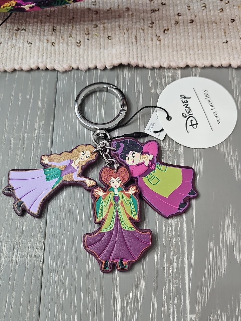 NWT! Vera Bradley Halloween Hocus Pocus Trio Zip Hipster Crossbody & Bag Charm - Picture 2 of 4